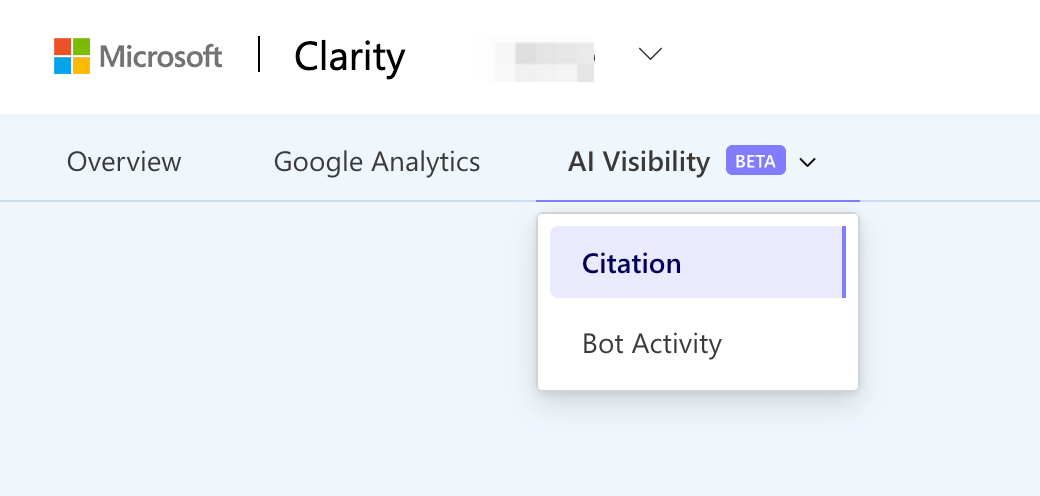 Clarity 设置入口