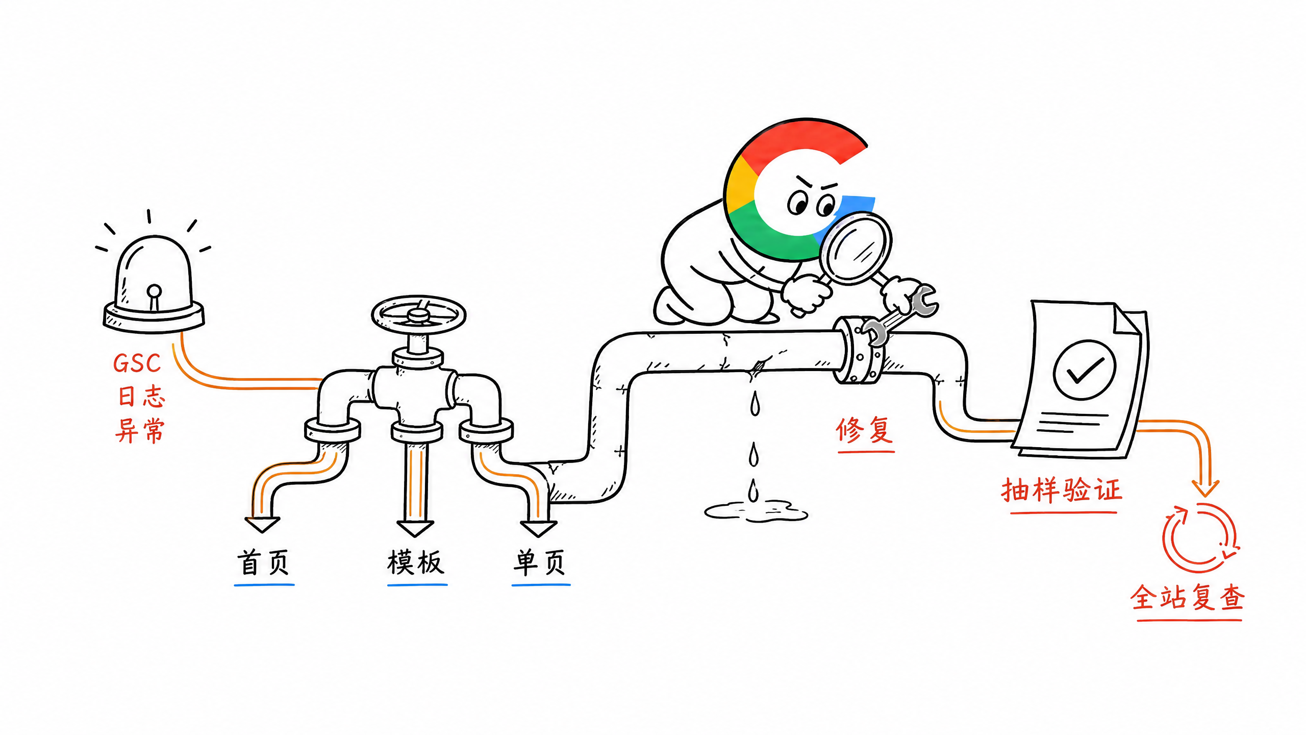 Technical SEO 从发现异常到分层修复和全站复查的排查路径
